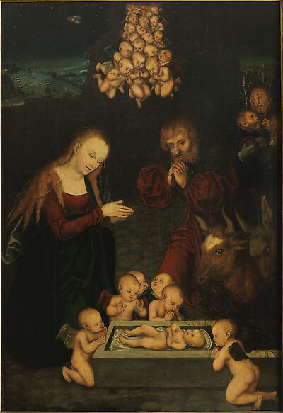 The Holy Night, , Lucas Cranach l'Ancien