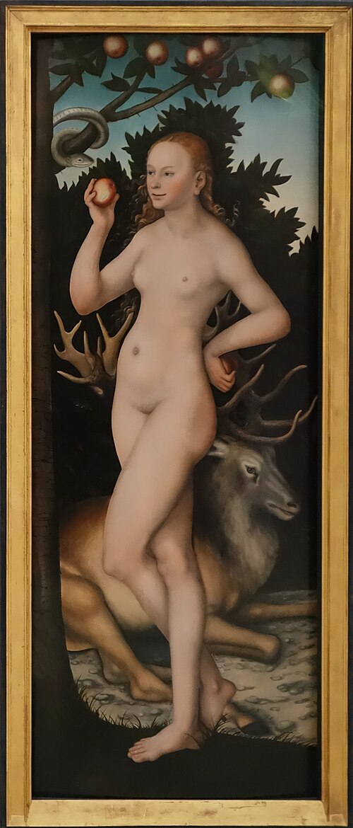 Eve, , Lucas Cranach the Elder