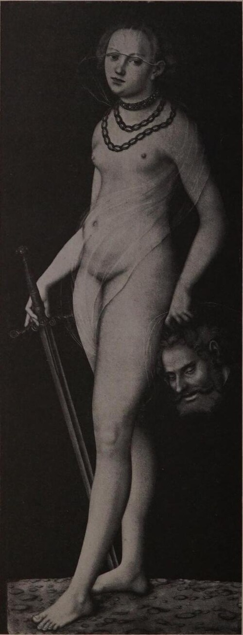 Judith, , Lucas Cranach l'Ancien