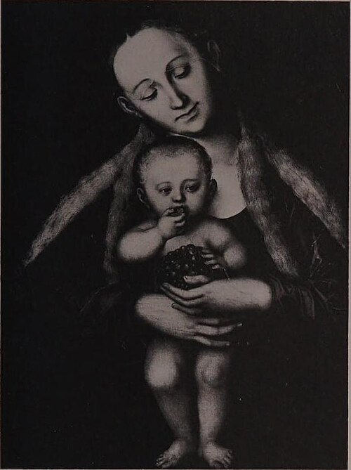 Virgin and Child, , Lucas Cranach l'Ancien