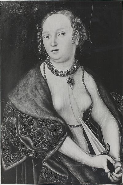 Lucretia, 1542, Lucas Cranach l'Ancien