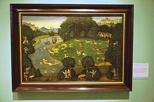 The Stag Hunt, 1600, Lucas Cranach l'Ancien