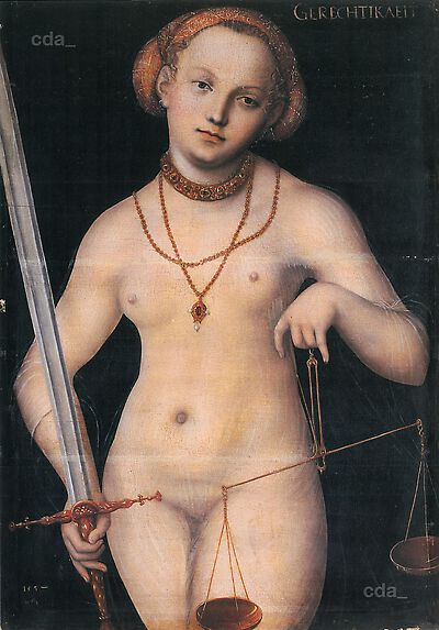Justice, 1749, Lucas Cranach l'Ancien