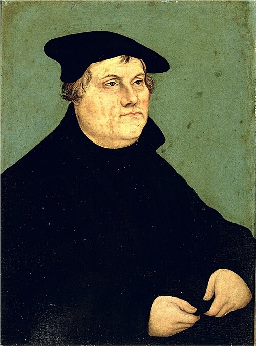 Portrait of Martin Luther, 1543, Lucas Cranach l'Ancien