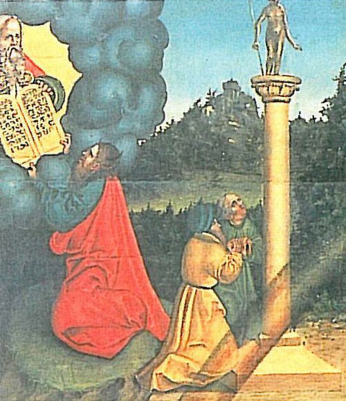 The Ten Commandments: first Commandment, , Lucas Cranach l'Ancien