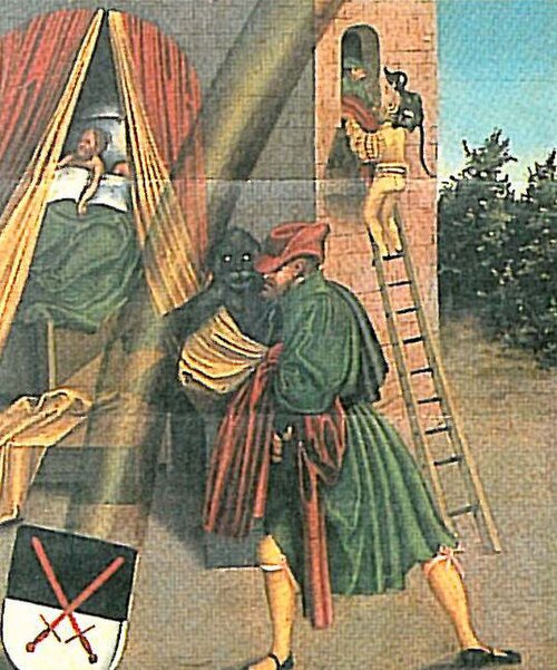 The Ten Commandments: sixth Commandment, , Lucas Cranach l'Ancien