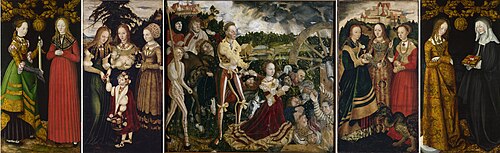St Catherine Altarpiece, 1506, Lucas Cranach l'Ancien