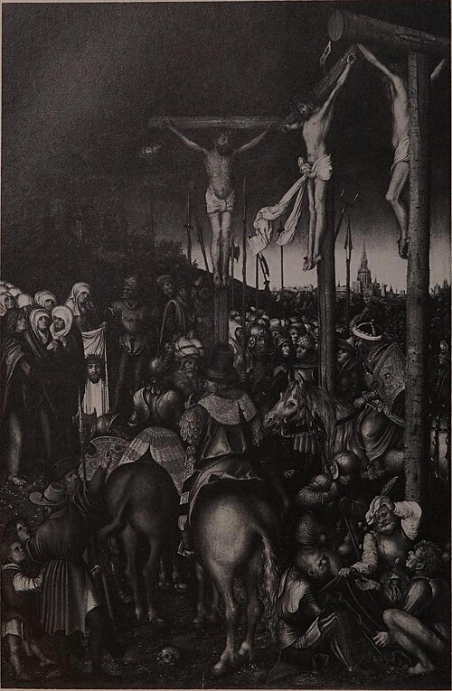 The Crucifixion, 1515, Lucas Cranach l'Ancien