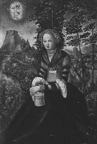 Saint Magdalene, 1520, Lucas Cranach l'Ancien