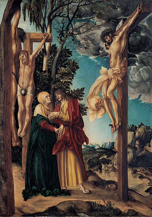 Lamentation sous la Croix, 1503, Lucas Cranach l'Ancien