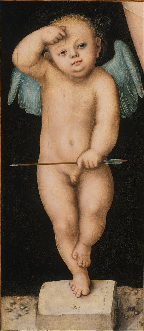 Cupid, 1530, Lucas Cranach the Elder