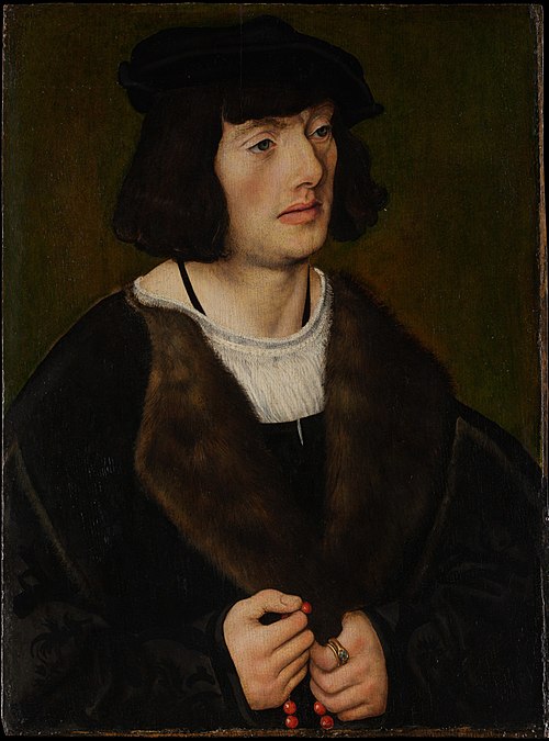 Portrait of a Man with a Rosary, 1508, Lucas Cranach l'Ancien