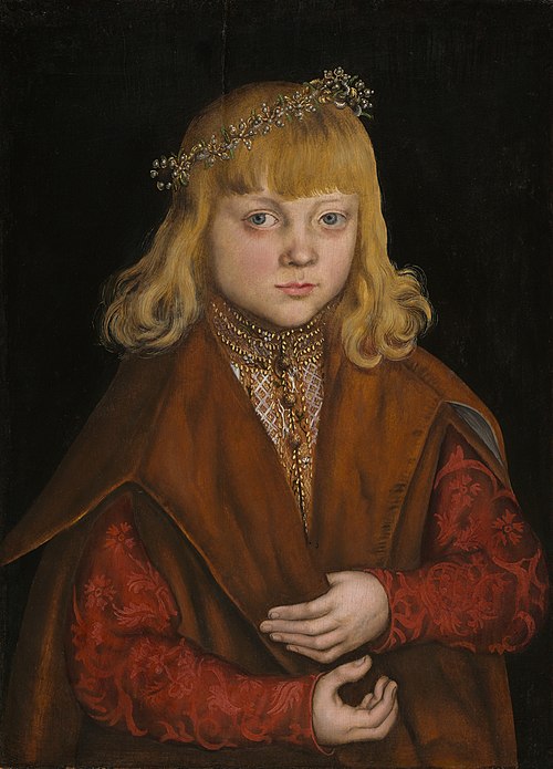 A Prince of Saxony, 1517, Lucas Cranach l'Ancien