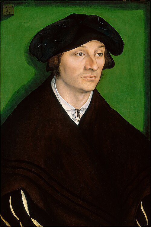 Portrait d'homme, 1522, Lucas Cranach l'Ancien