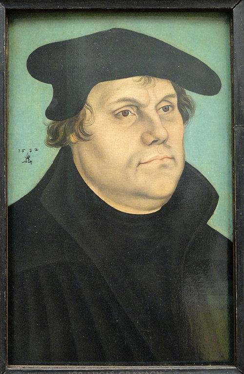 Portrait de Martin Luther, 1532, Lucas Cranach l'Ancien