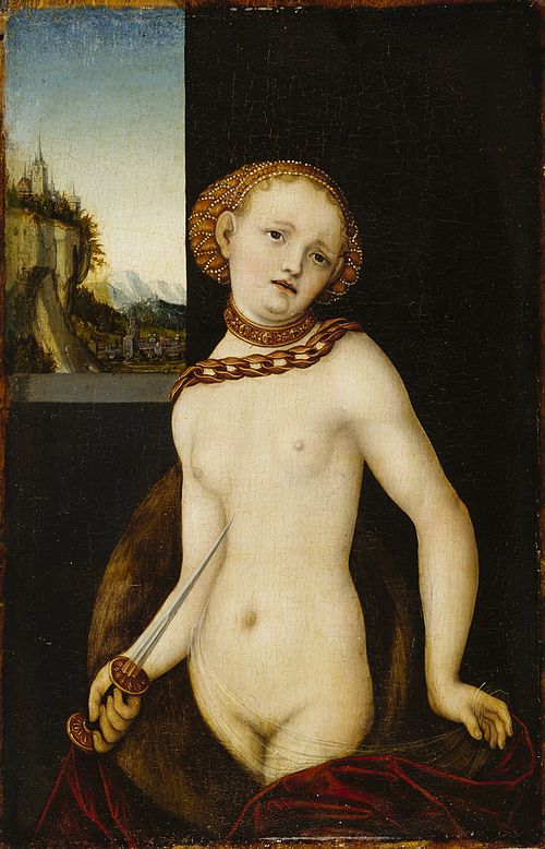 Lucrèce, 1530, Lucas Cranach l'Ancien