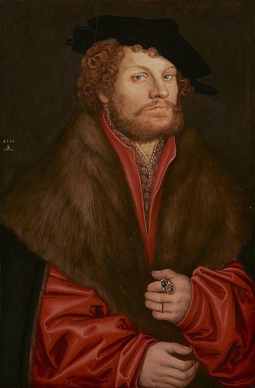 Portrait de Moritz Buchner, 1520, Lucas Cranach l'Ancien