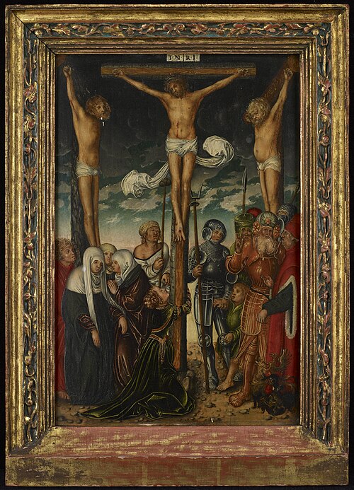 La Crucifixion, 1575, Lucas Cranach l'Ancien