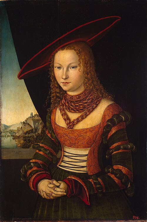 Portrait d'une femme, 1526, Lucas Cranach l'Ancien