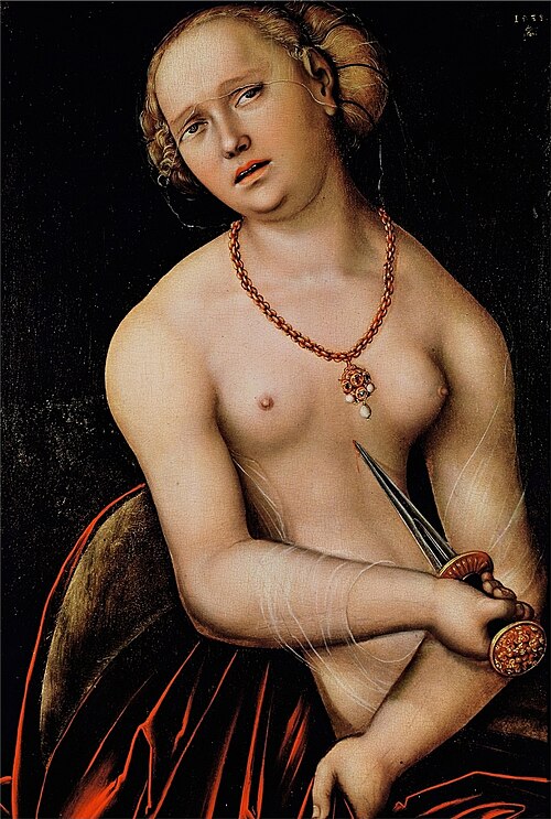 Lucretia, 1538, Lucas Cranach the Elder