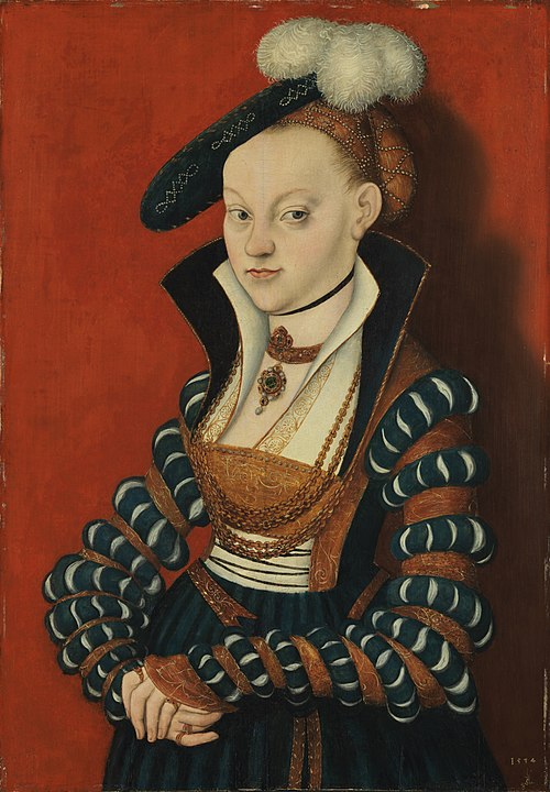 Portrait de Christiane von Eulenau, 1534, Lucas Cranach l'Ancien