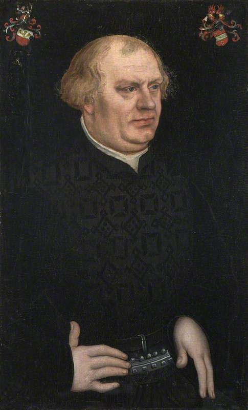 Portrait d'un homme, probablement Johan Feige, 1524, Lucas Cranach l'Ancien