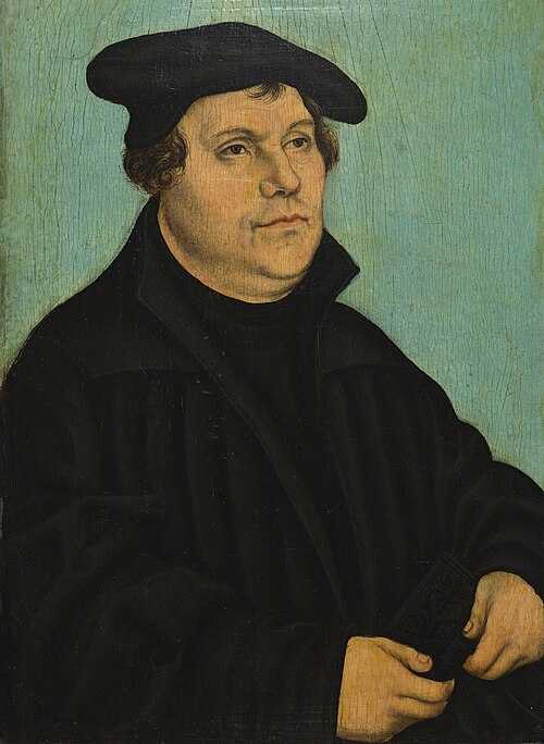 Portrait de Martin Luther, 1532, Lucas Cranach l'Ancien