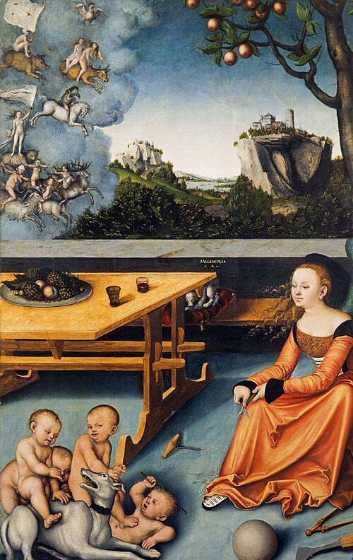 An Allegory of Melancholy, 1528, Lucas Cranach l'Ancien