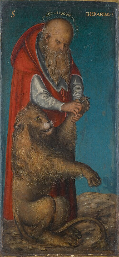 Saint Jerôme, 1515, Lucas Cranach l'Ancien