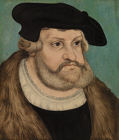 Portrait of Frederick the Wise, Duke of Saxony, 1525, Lucas Cranach the Elder