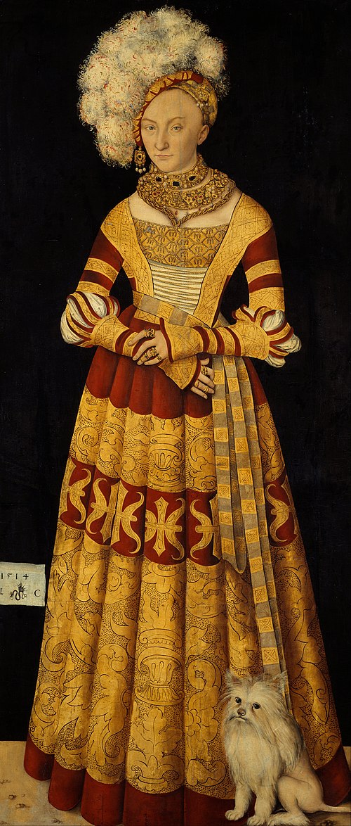 Catherine de Mecklembourg (1487-1561), 1514, Lucas Cranach l'Ancien