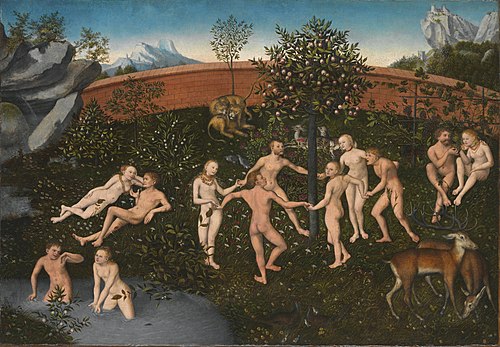 L'Age d'Or, 1530, Lucas Cranach l'Ancien