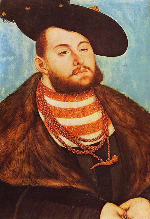 Portrait de Jean-Frédéric le Magnanime, 1531, Lucas Cranach l'Ancien