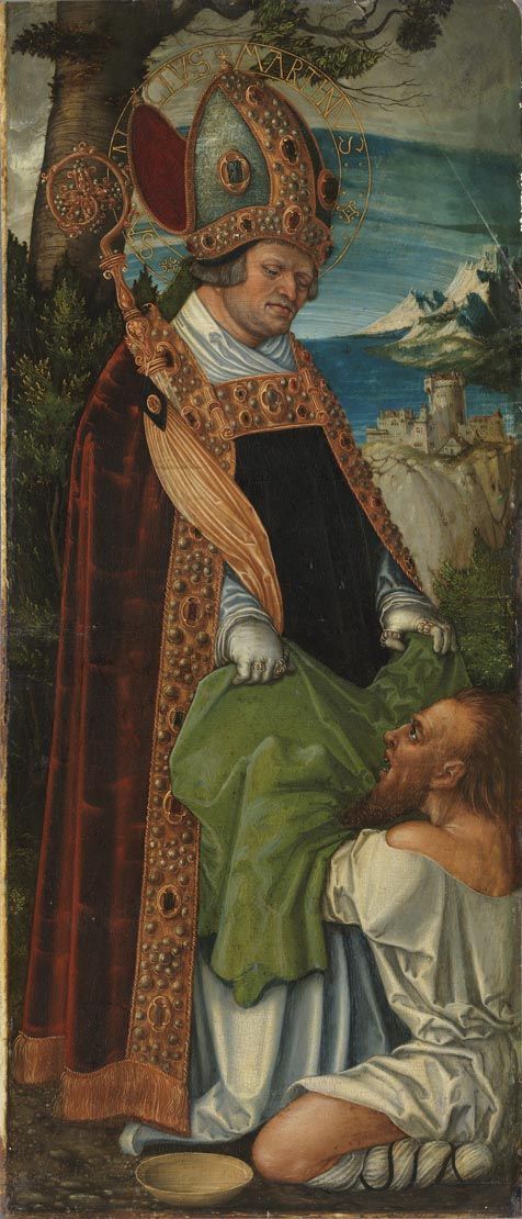 Pfirtscher Altarpiece: Saint Martin, 1526, Lucas Cranach l'Ancien