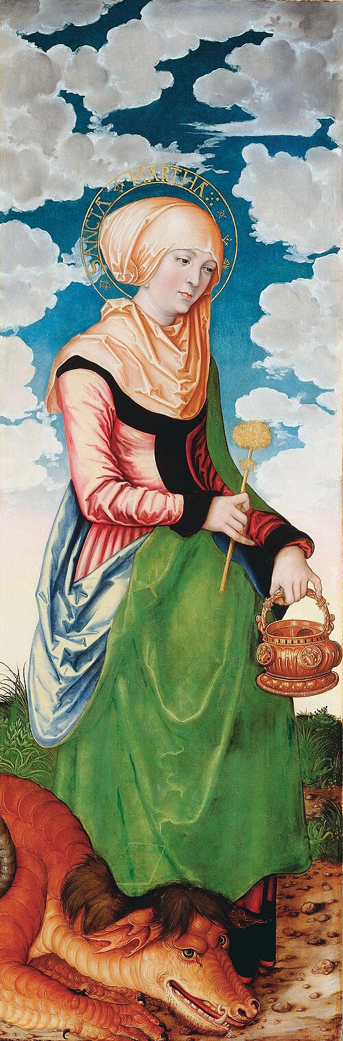 Magdalene Altar: St Martha, 1522, Lucas Cranach l'Ancien