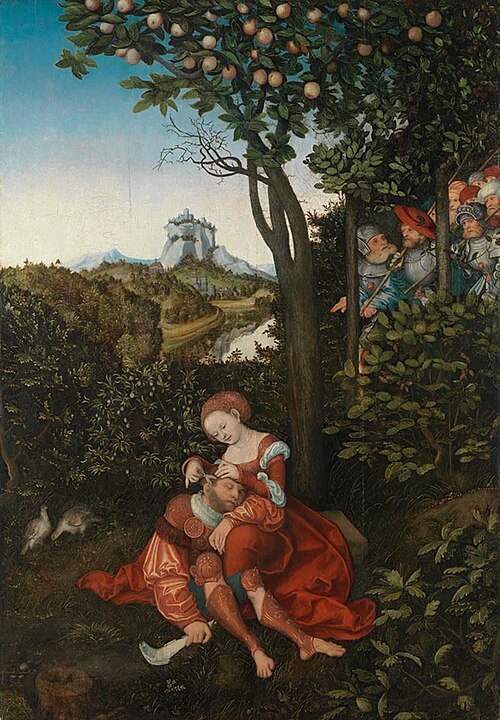 Samson and Delila, 1529, Lucas Cranach l'Ancien