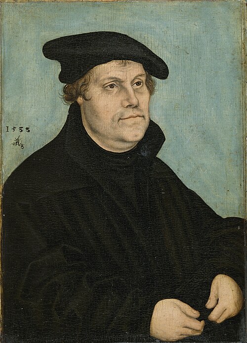 Martin Luther at the Age of 50, 1533, Lucas Cranach l'Ancien
