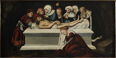 The Entombment of Christ, 1538, Lucas Cranach l'Ancien