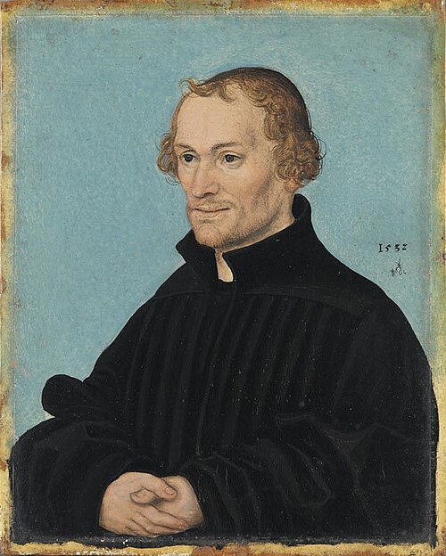 Portrait of Philipp Melanchthon, 1532, Lucas Cranach the Elder