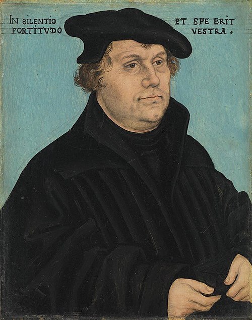 Portrait of Martin Luther, 1532, Lucas Cranach the Elder