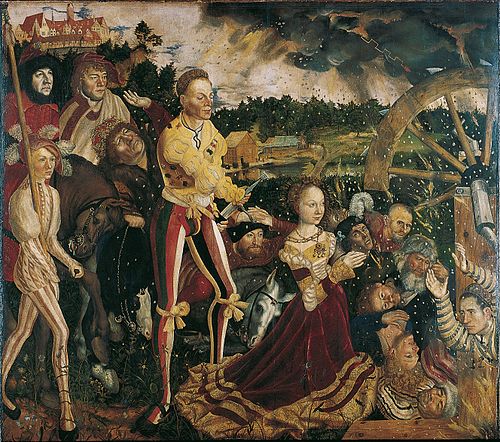 The Martyrdom of St Catharine (central panel), 1506, Lucas Cranach l'Ancien