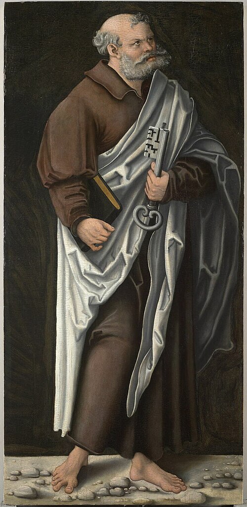 Saint Pierre, 1600, Lucas Cranach l'Ancien