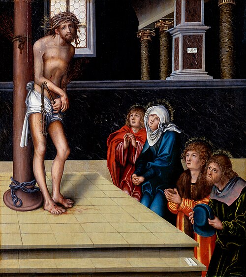 Christ as man of sorrows, 1515, Lucas Cranach l'Ancien