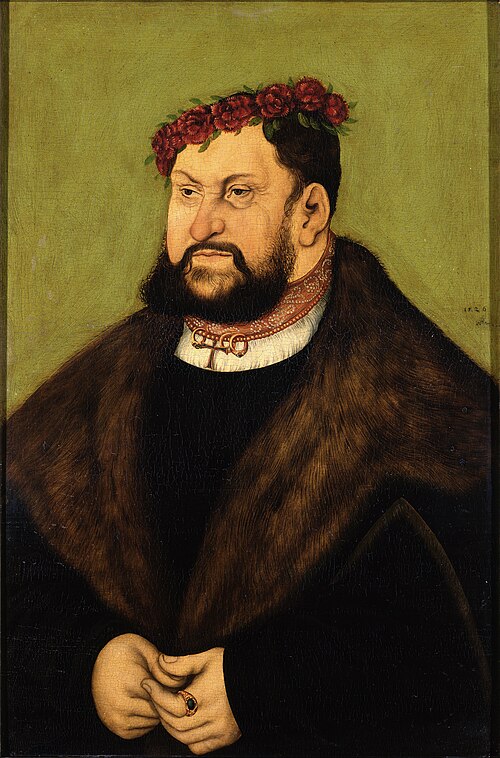 Johann the Steadfast, Elector of Saxony, 1526, Lucas Cranach l'Ancien