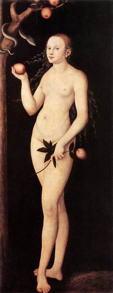 Ève, 1531, Lucas Cranach l'Ancien