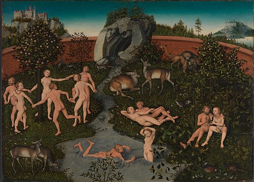L'Age d'Or, 1530, Lucas Cranach l'Ancien