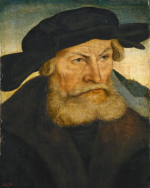 Portrait de Henri le Pieux, 1528, Lucas Cranach l'Ancien