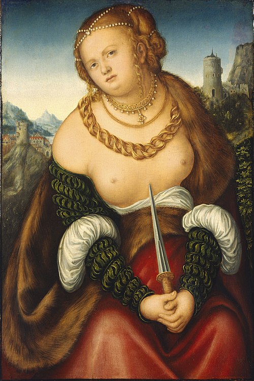 Lucretia, 1518, Lucas Cranach the Elder
