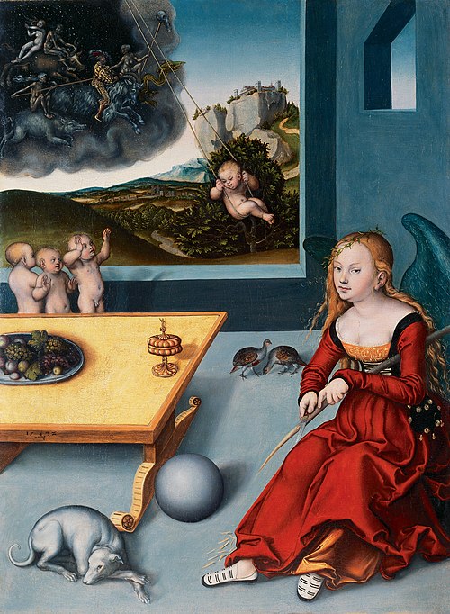 La Mélancolie, 1532, Lucas Cranach l'Ancien
