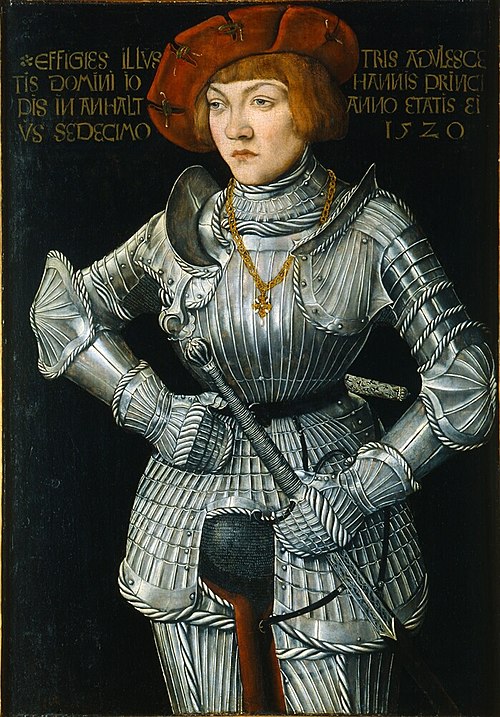 Jean V d'Anhalt-Dessau, 1520, Lucas Cranach l'Ancien